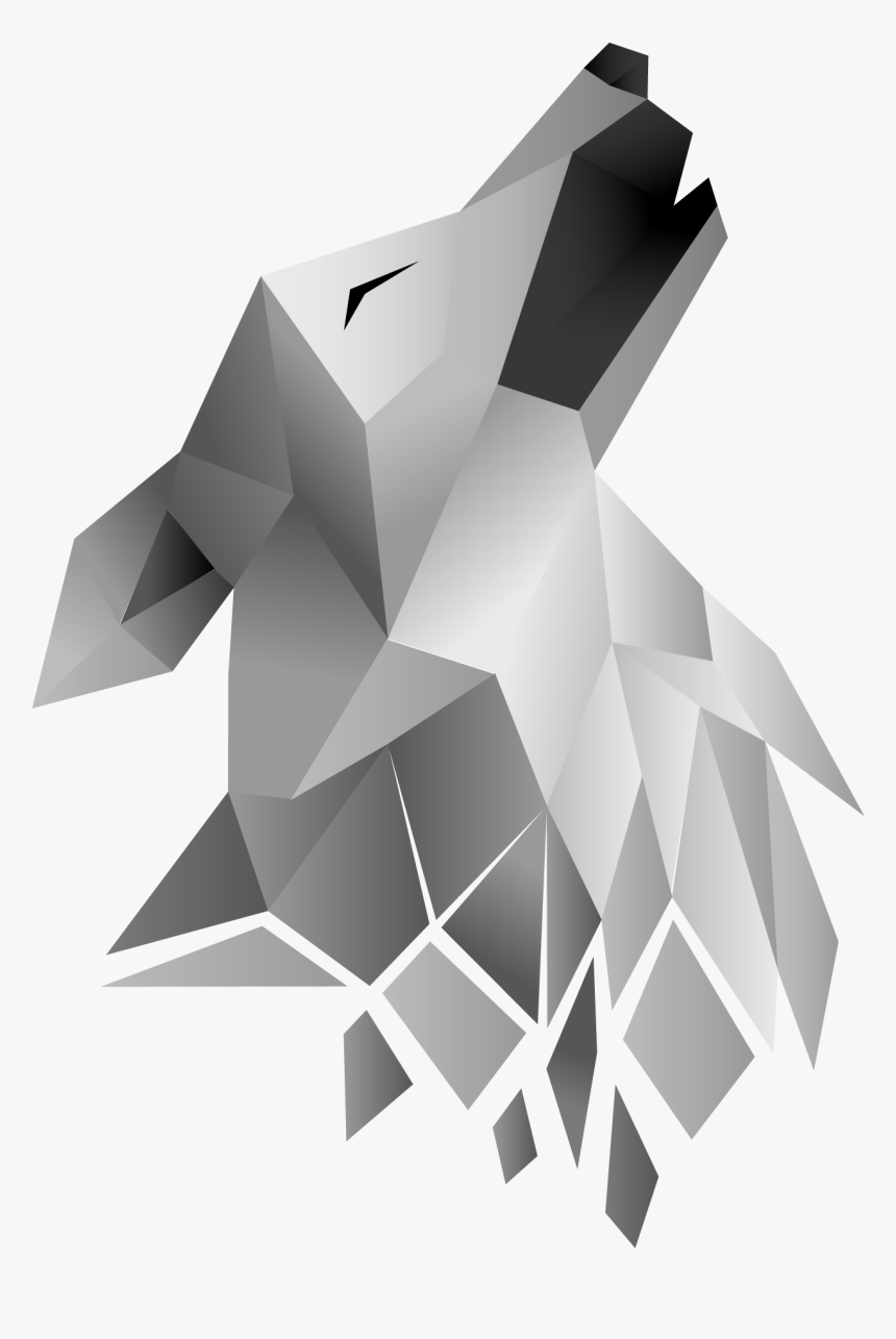 Wolf Logo Transparent - Transparent White Wolf Logo, HD Png Download, Free Download