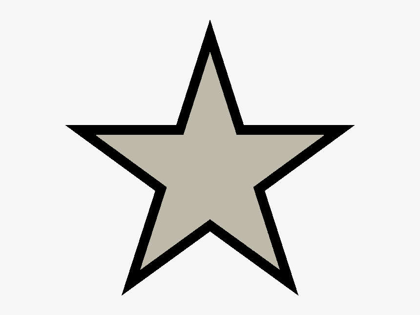 Toronto Raptors Star Logo Clipart , Png Download - Five Pointed Star Pentagram, Transparent Png, Free Download