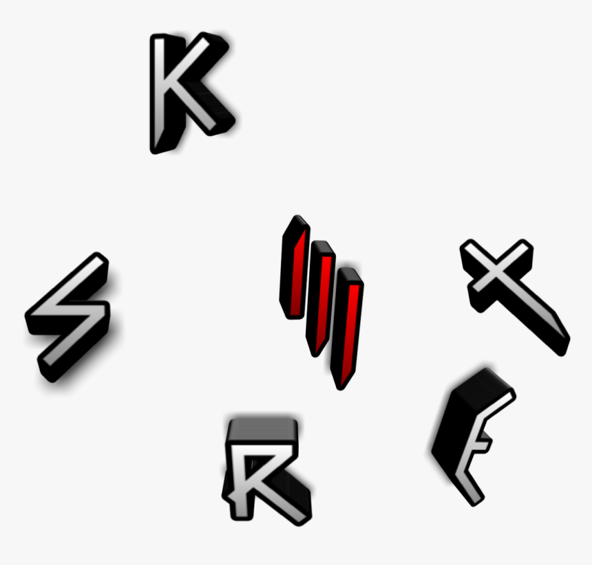 #skrillex #logo #3d #sonny Masse U, HD Png Download, Free Download