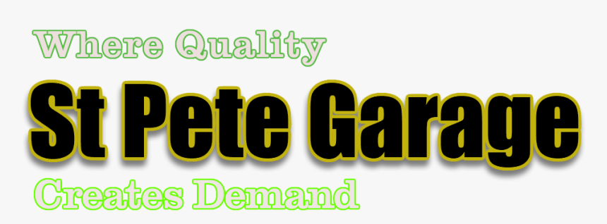 St Pete Garage - Human Action, HD Png Download, Free Download