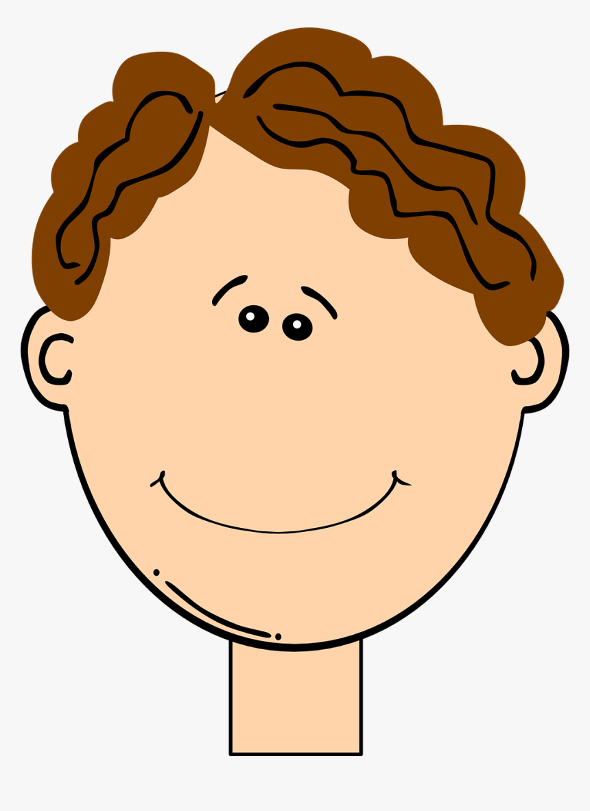 Brown Hair Boy Clip Art, HD Png Download, Free Download