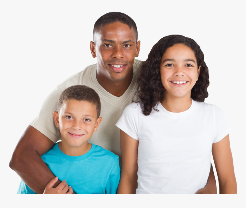 Dad And Kids Png Download Image - Happy Family Png Dad, Transparent Png, Free Download