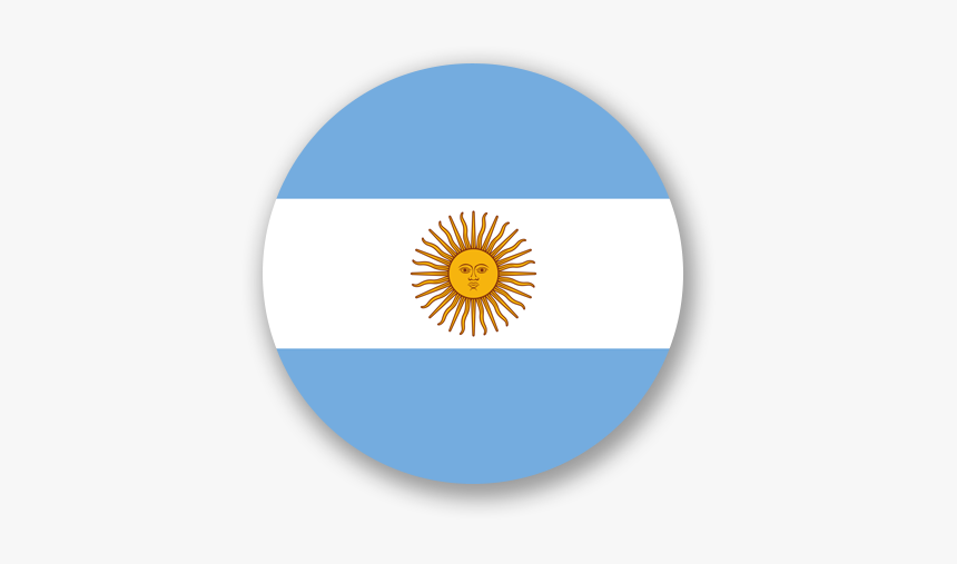 Argentina Round Flag .png, Transparent Png, Free Download