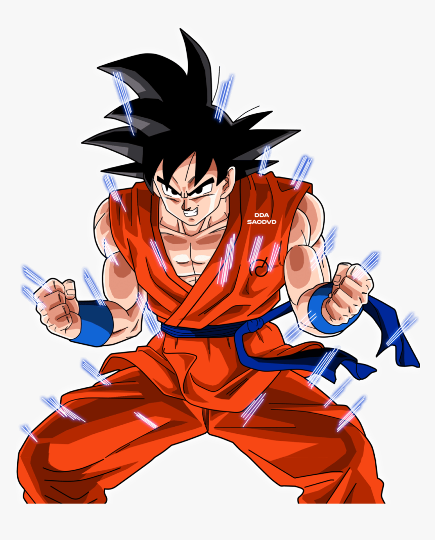 Goku Ready To Fight - Goku With No Background, HD Png Download, Free Download