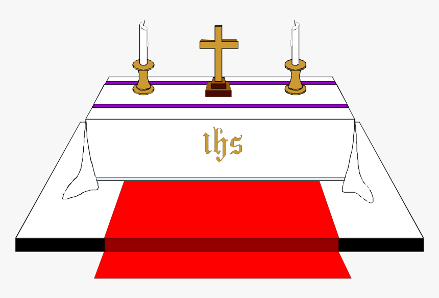 Transparent Server Clipart - Catholic Altar Clipart, HD Png Download - kind...