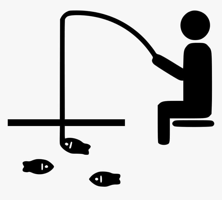 Fishing Fish Fishery Pond Recreation Picnic Comments - Fishery Icon Png, Transparent Png, Free Download