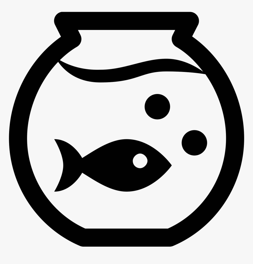 Fish In The Aquarium Icon, HD Png Download, Free Download
