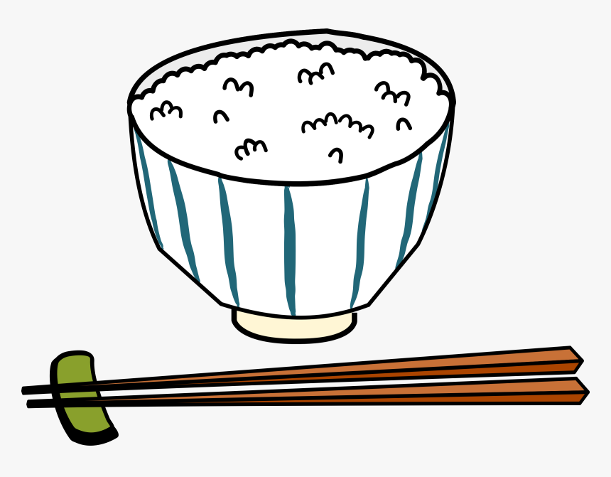 Japanese Rice Bowl - Japanese Rice Clipart, HD Png Download, Free Download