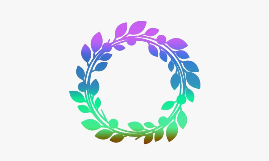 Leaf Wreath Border Png Clip Art - Illustration, Transparent Png, Free Download