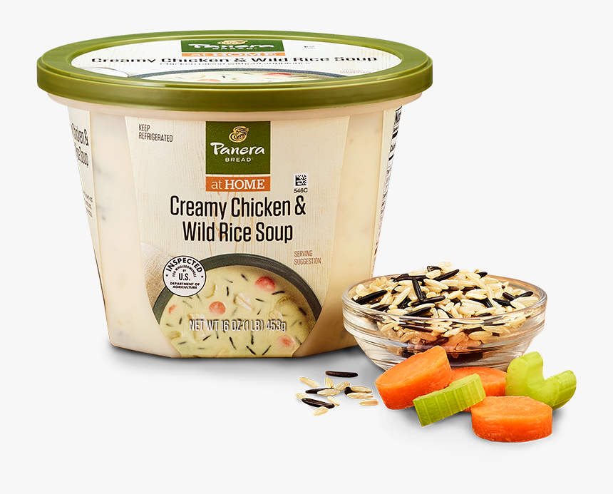 Creamy Chicken & Wild Rice Soup"
		 Srcset="data - Panera Bread Cream Of Chicken & Wild Rice Soup, HD Png Download, Free Download