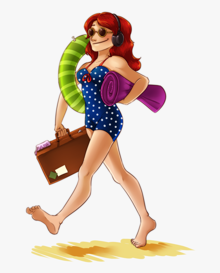 Pin-up Girl Character Figurine Fiction - Cartoon, HD Png Download, Free Download