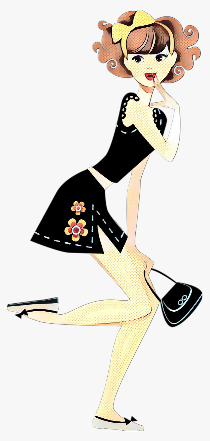 Illustration Clip Art Pin-up Girl Shoe Character - Illustration, HD Png Download, Free Download