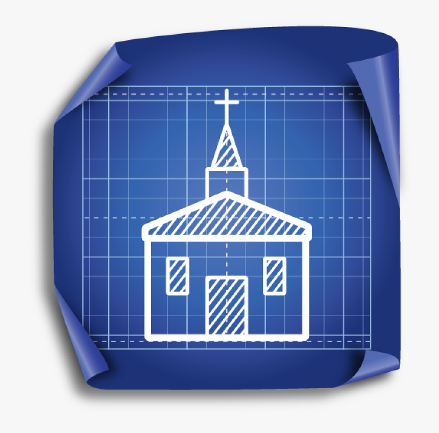 Building Project - Blueprint Of A Church, HD Png Download, Free Download