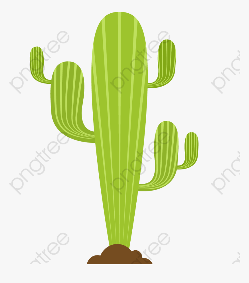 Transparent Succulent Clipart - Cartoon Cactus, HD Png Download, Free Download