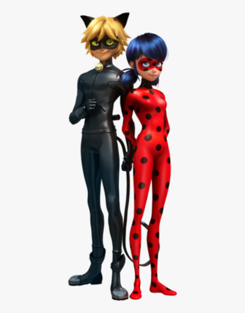 Miraculous Ladybug And Cat Noir Png, Transparent Png - kindpng