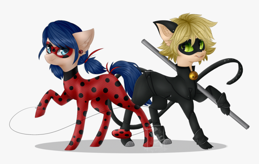 Monogy, Chat Noir, Earth Pony, Female, Male, Mare, - Marinette En Un Animal, HD Png Download, Free Download