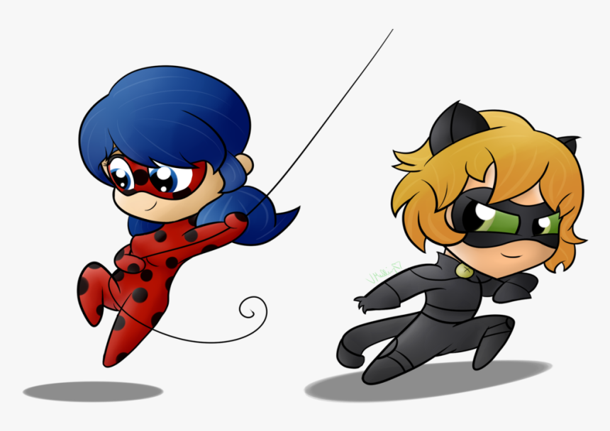 Transparent Chat Noir Png - Ladybug And Chat Noir Cartoon, Png Download, Free Download