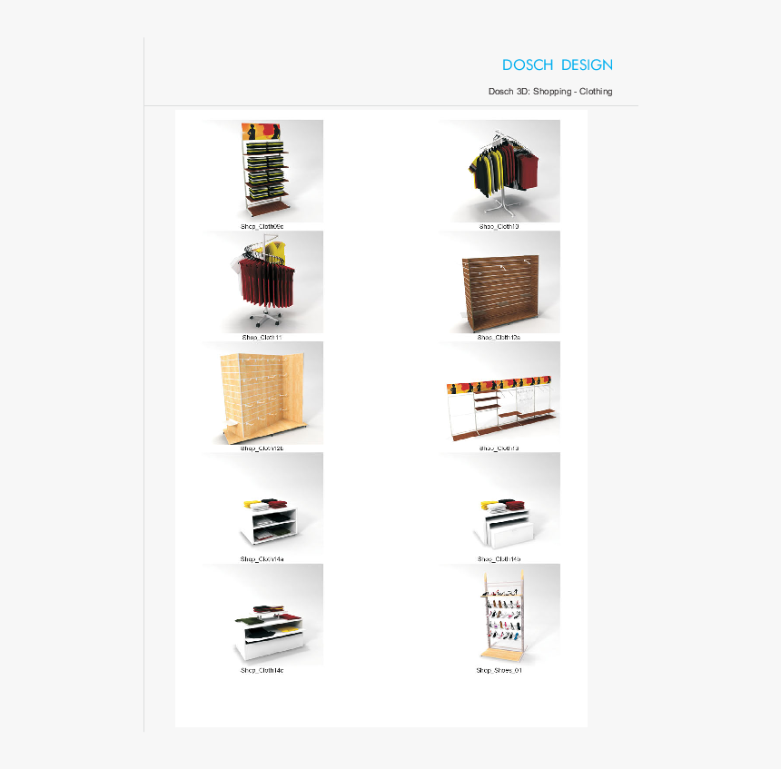 Dosch 3d Food Pyramid - Clothes Shop Design, HD Png Download, Free Download