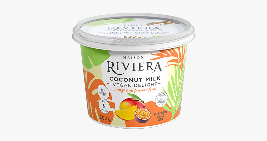 Maison Riviera Coconut Milk Vegan Delight - Riviera Yogurt Coconut Milk, HD Png Download, Free Download