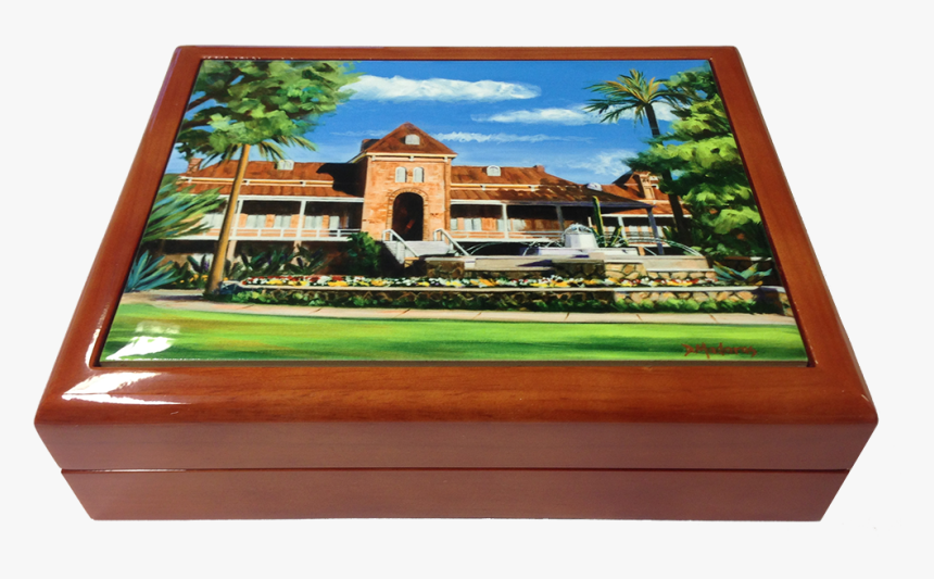 Fountain At Old Main Keepsake Box - House, HD Png Download, Free Download