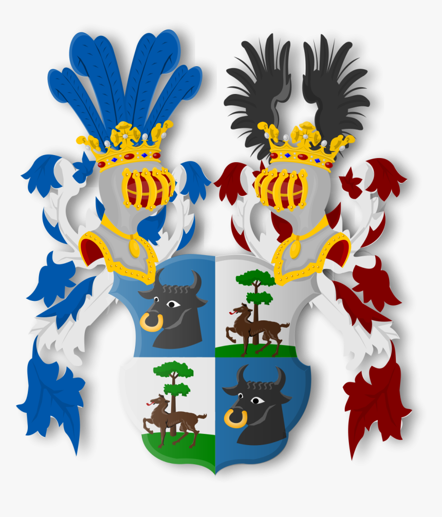 Von Hindenburg Coat Of Arms Clipart , Png Download - Von Hindenburg Family Crest, Transparent Png, Free Download