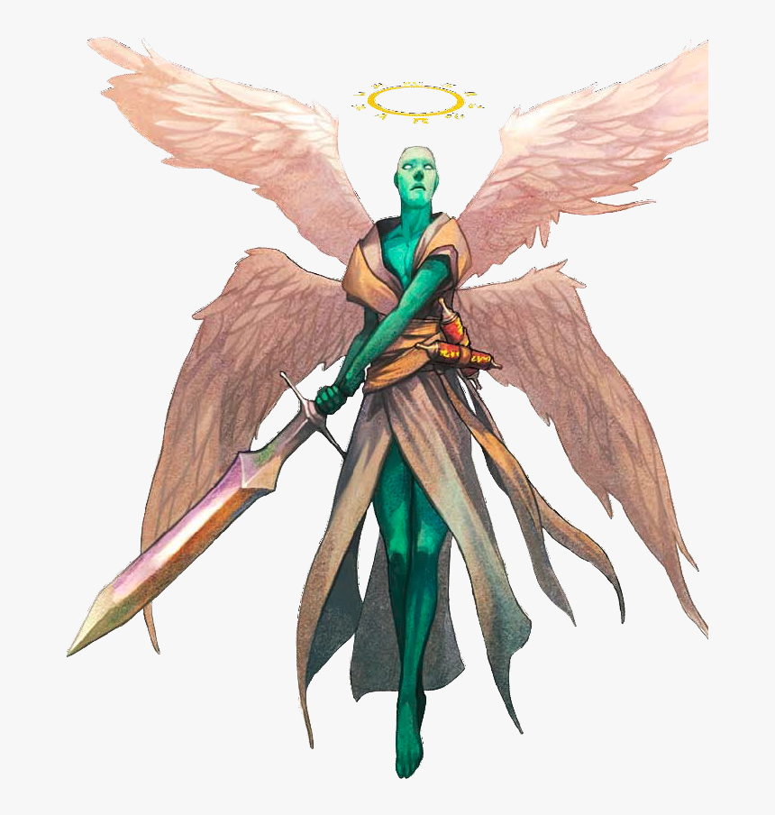 Angel%2c - Planetar - 01 - Forgotten Realms Female Deva D&d, HD Png Download, Free Download