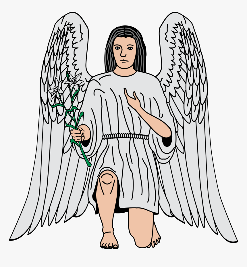 Transparent Archangel Clipart - Arcangel San Gabriel Vector, HD Png Download, Free Download
