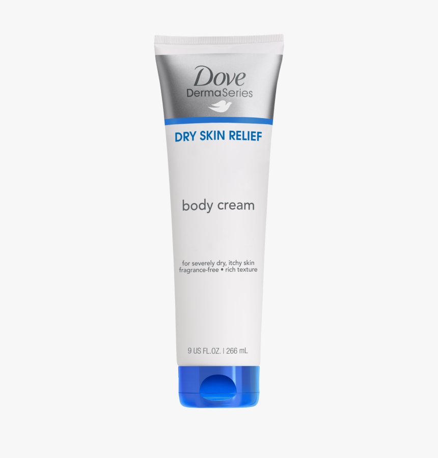 Dermaseries Dry Skin Relief Body Cream 9oz - Dove Body Cream Dry Skin, HD Png Download, Free Download