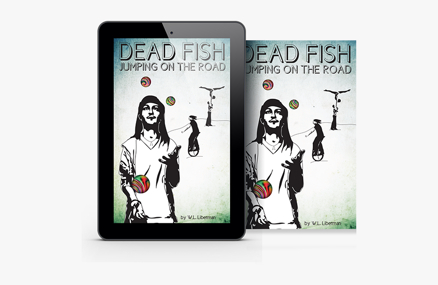 Dead Fish Jumping On The Road - Tablet Computer, HD Png Download, Free Download