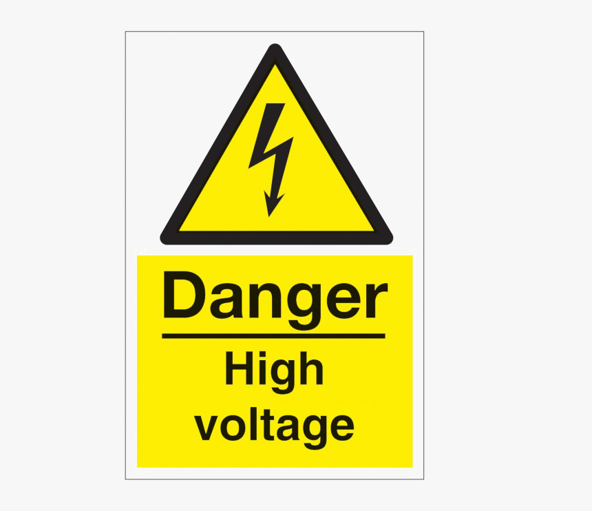 Transparent Voltage Clipart - Danger High Voltage Sign, HD Png Download, Free Download