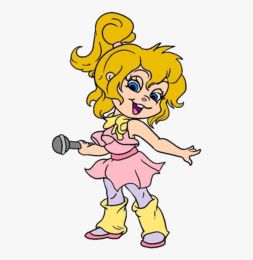 Alvin And The Chipmunks 80s Brittany Clipart , Png - Chipettes Coloring Pages, Transparent Png, Free Download