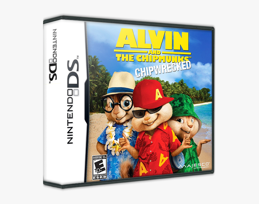 Alvin And The Chipmunks - Alvin And The Chipmunks Chipwrecked Ds Game, HD Png Download, Free Download