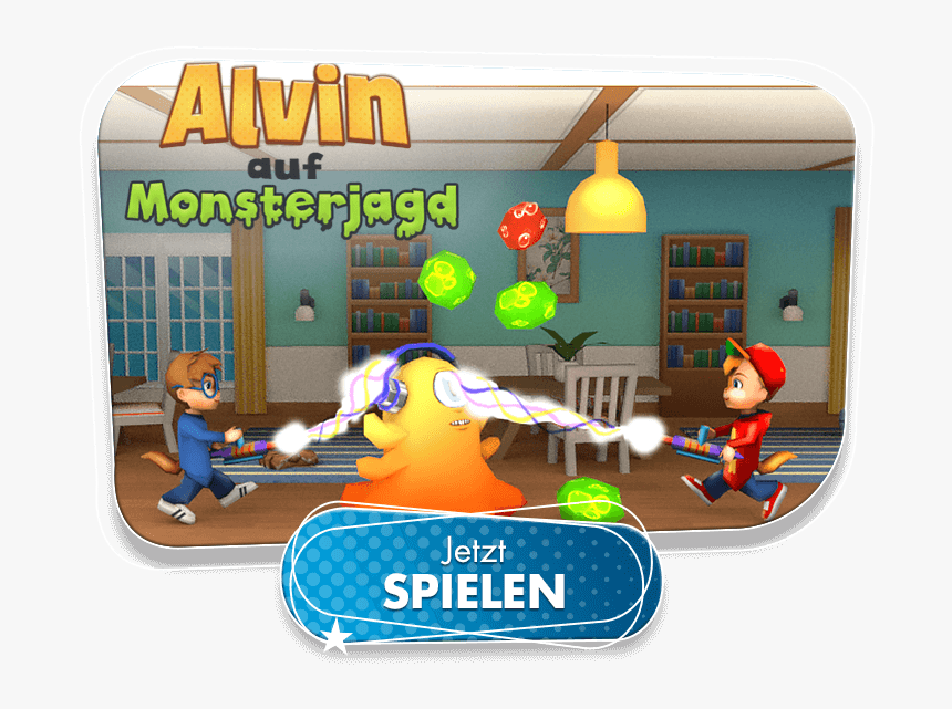 Alvin Auf Monsterjagd - Alvin Und Die Chipmunks Spiele, HD Png Download, Free Download