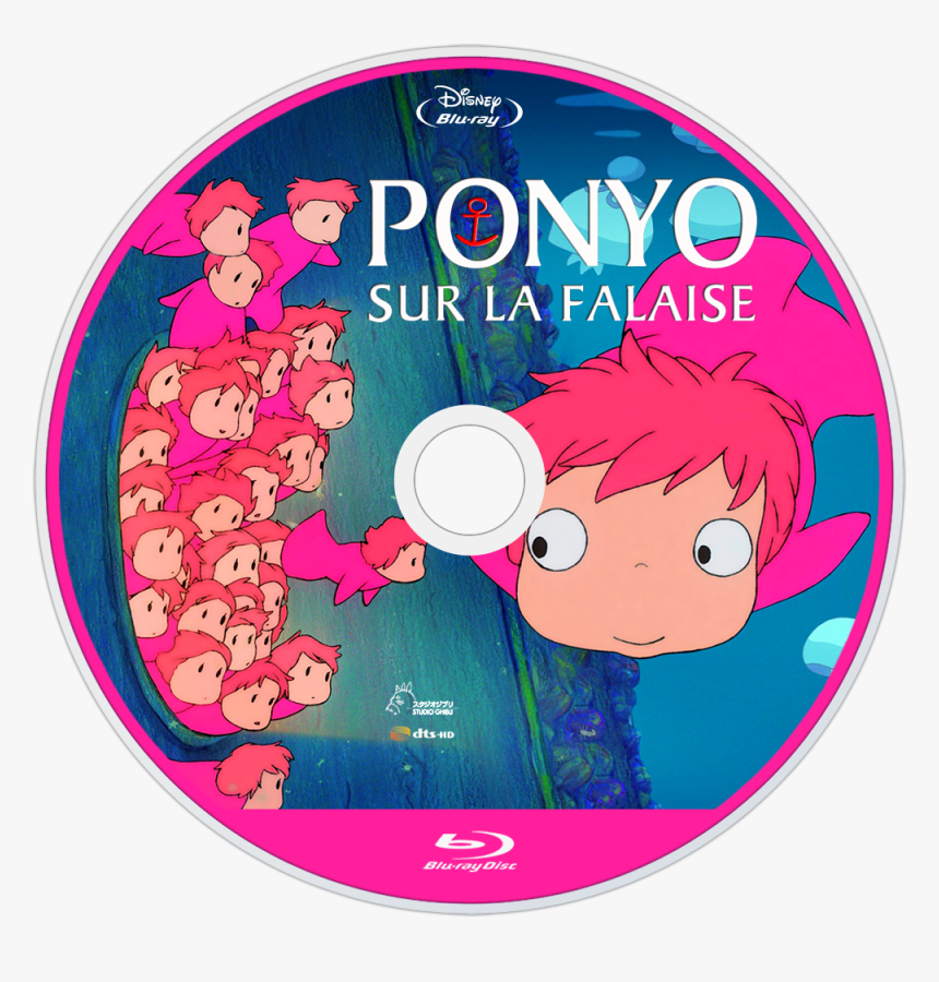 Ponyo On The Cliff - French Style, HD Png Download, Free Download