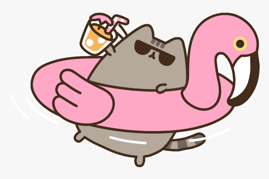 Pusheen Cat Pool, HD Png Download, Free Download