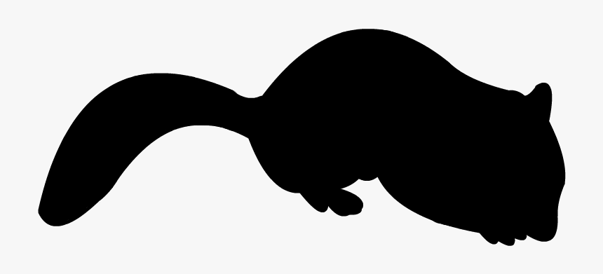 Eastern Chipmunk Sihouette By Grandechartreuse - Chipmunk Silhouette Png, Transparent Png, Free Download