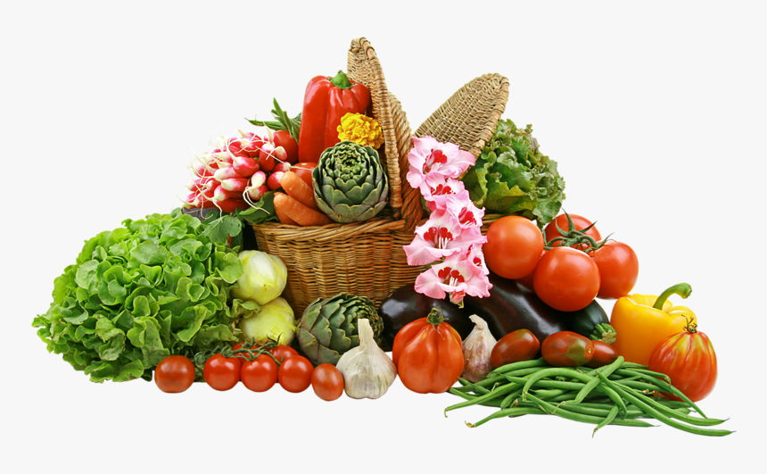 Vegetable Basket Png Picture - Fruits And Vegetables Png, Transparent Png, Free Download