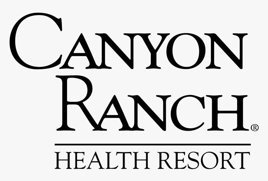 Canyon Ranch Logo Png Transparent - Black-and-white, Png Download, Free Download