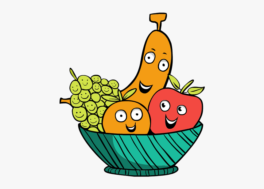 Fruits In The Basket Cartoon, HD Png Download, Free Download