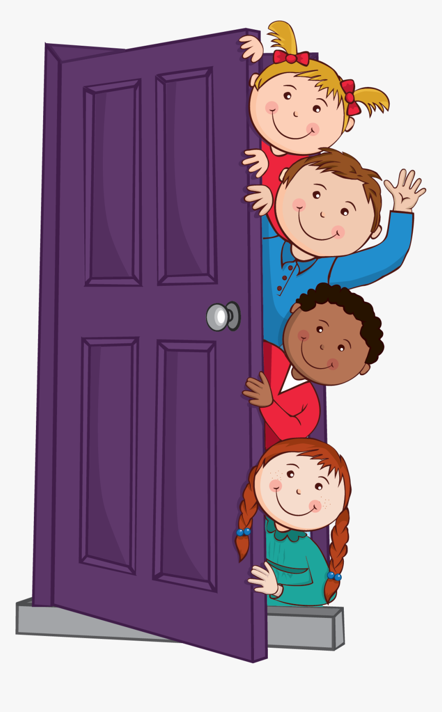 Transparent Cartoon Door Png - Cartoon Behind The Door, Png Download, Free Download