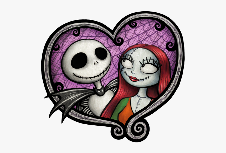 Jack Skellington And Sally Drawing, HD Png Download, Free Download