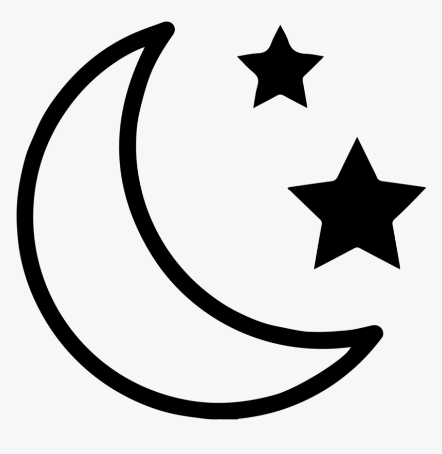 My First Halloween Clip Art - Transparent Moon And Stars, HD Png Download, Free Download