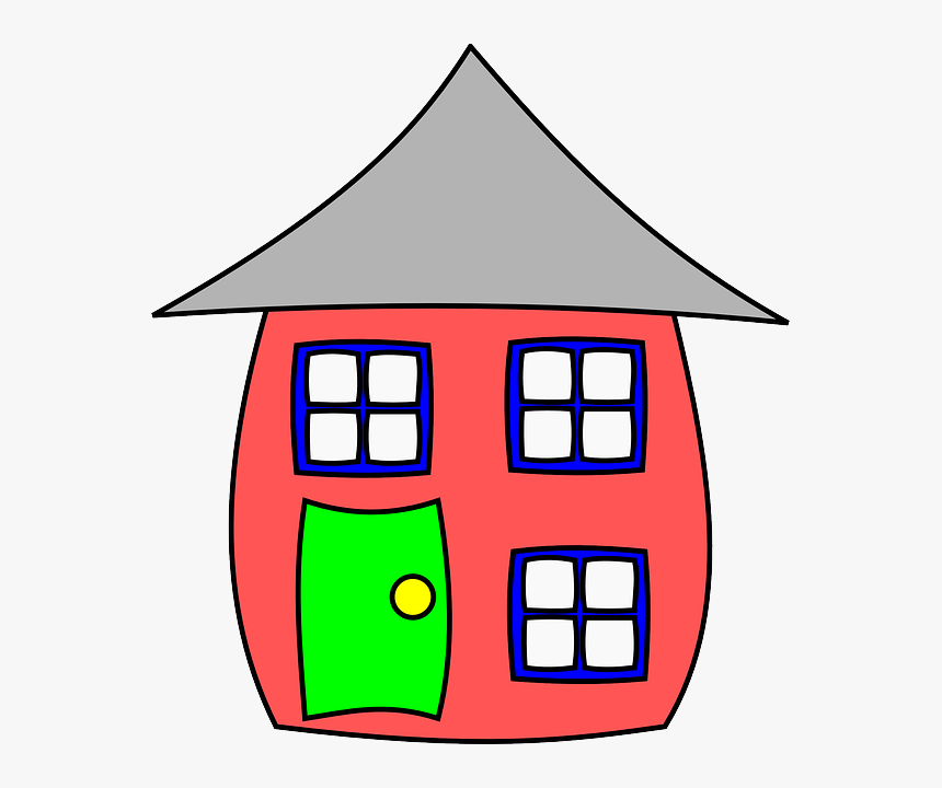 Blowing Up - Transparent Background House Cartoon Png, Png Download, Free Download