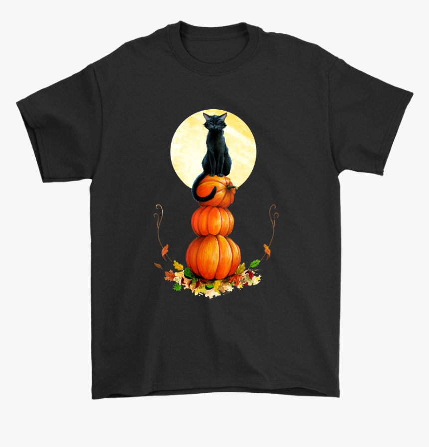 Halloween Full Moon Pumpkin Cat Shirts - Space T Shirt, HD Png Download, Free Download