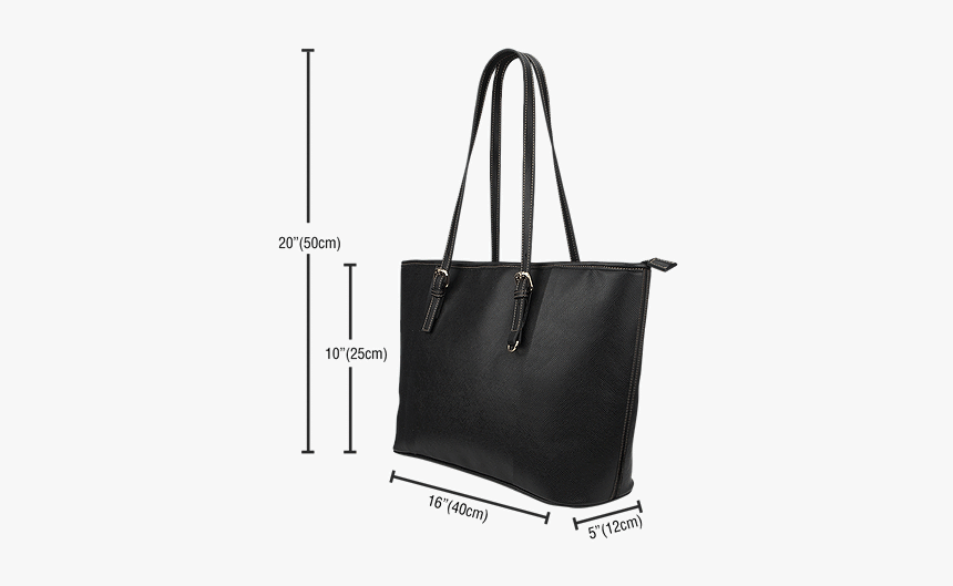 Leather Tote Bag Size, HD Png Download, Free Download