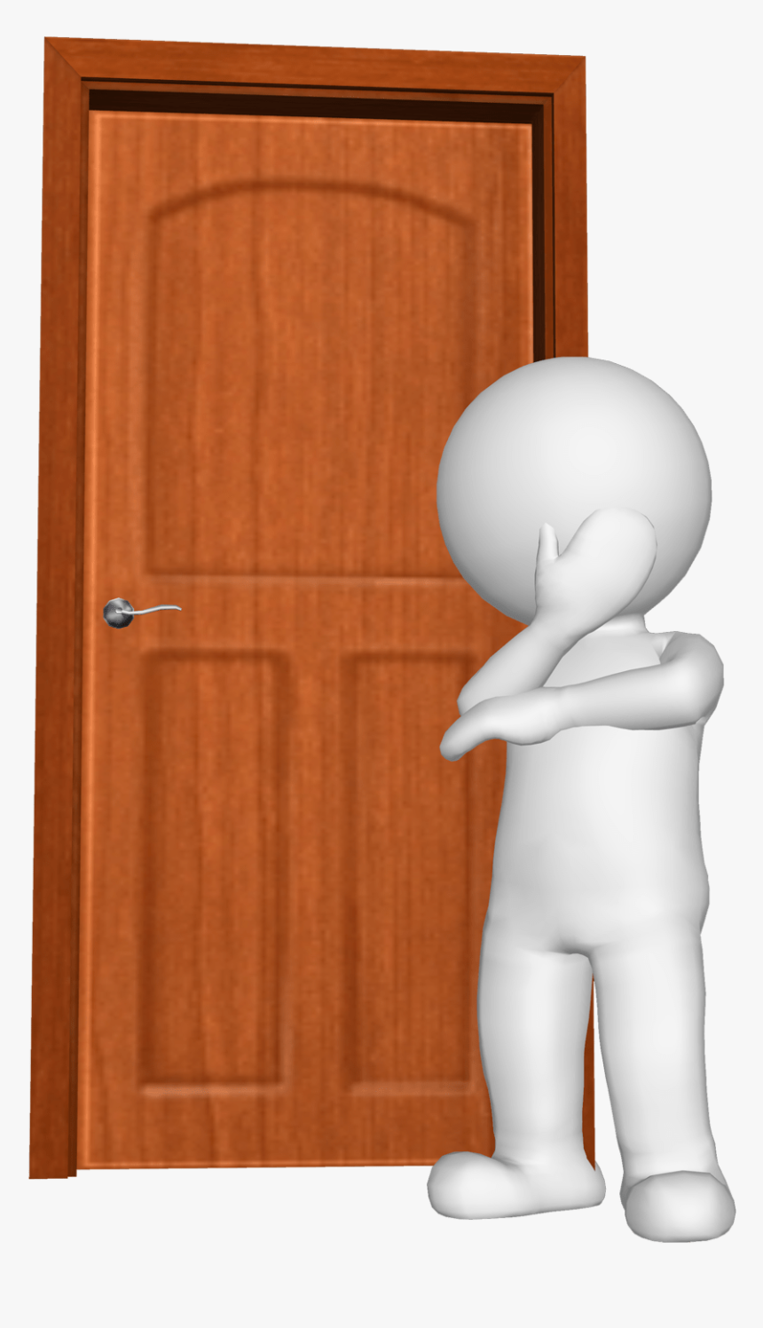 Man And Door, HD Png Download, Free Download