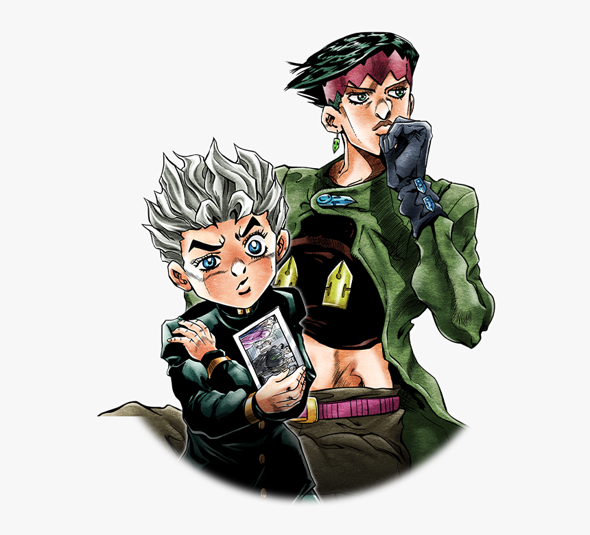 Unit Rohan Kishibe And Koichi Hirose - Jojo Stardust Shooters Rohan, HD Png Download, Free Download