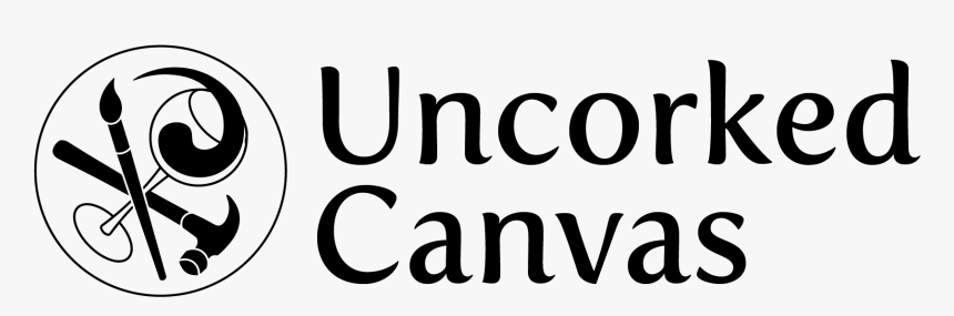 Uncorked Canvas - Black-and-white, HD Png Download, Free Download