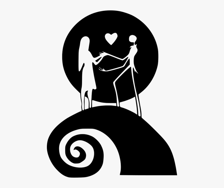 Easy Jack And Sally Drawings, HD Png Download, Free Download