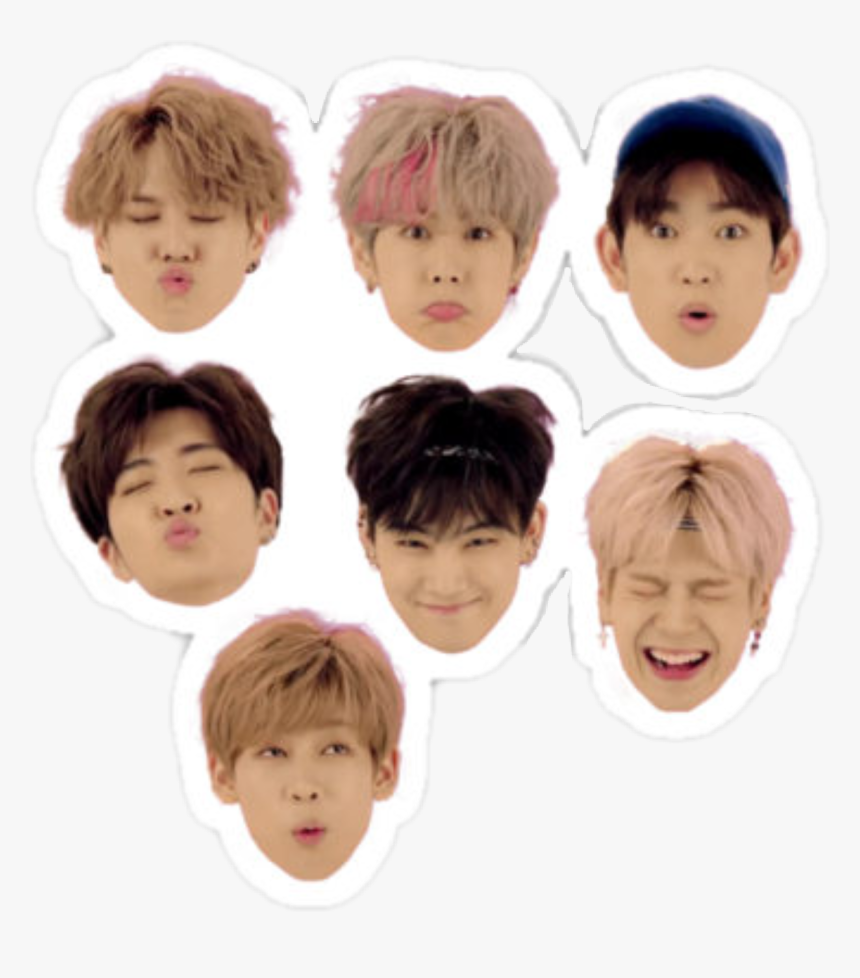 Kim Yugyeom, Jackson Wang, Sticker, Head, Cheek Png, Transparent Png, Free Download